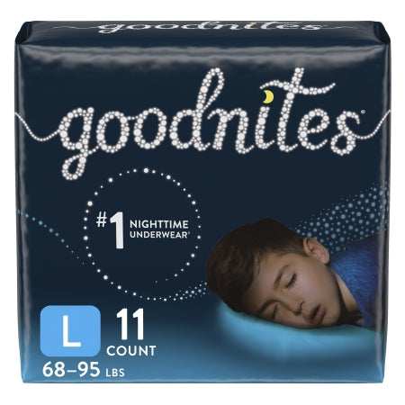 Male Youth Absorbent Underwear GoodNites® Pull On with Tear Away Seams Large Disposable Heavy Absorbency