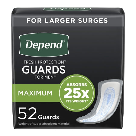 Bladder Control Pad Depend® Fresh Protection™ Guards for Men