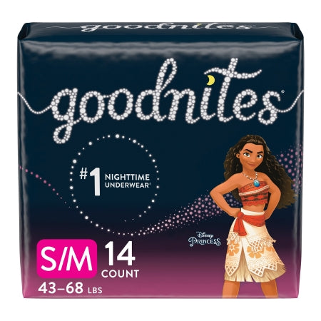 Female Youth Absorbent Underwear GoodNites® Pull On with Tear Away Seams Small / Medium Disposable Heavy Absorbency