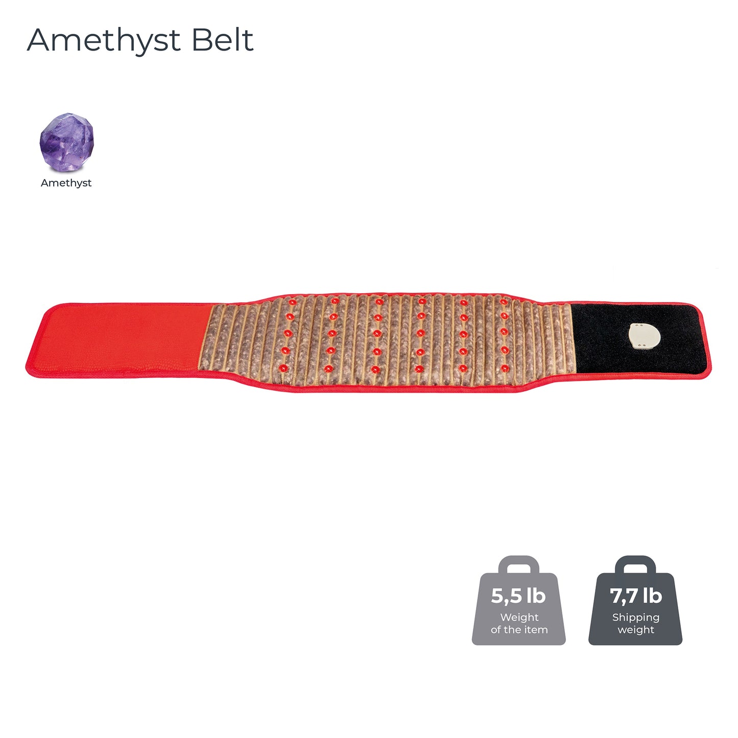 Amethyst Belt Soft - Photon PEMF InfraMat Pro®