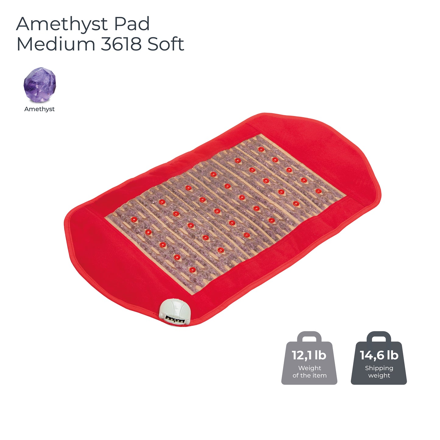 Photon PEMF InfraMat Pro® Amethyst Pad Medium 3618 Soft