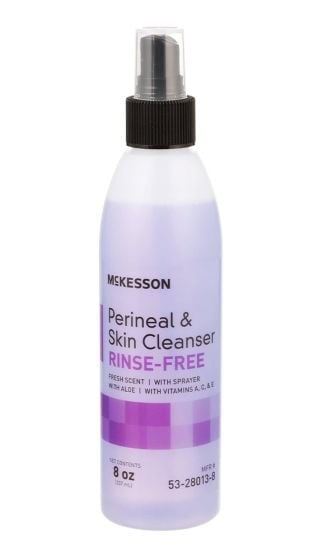 Mckesson Perineal and Skin Cleanser, Rinse Free