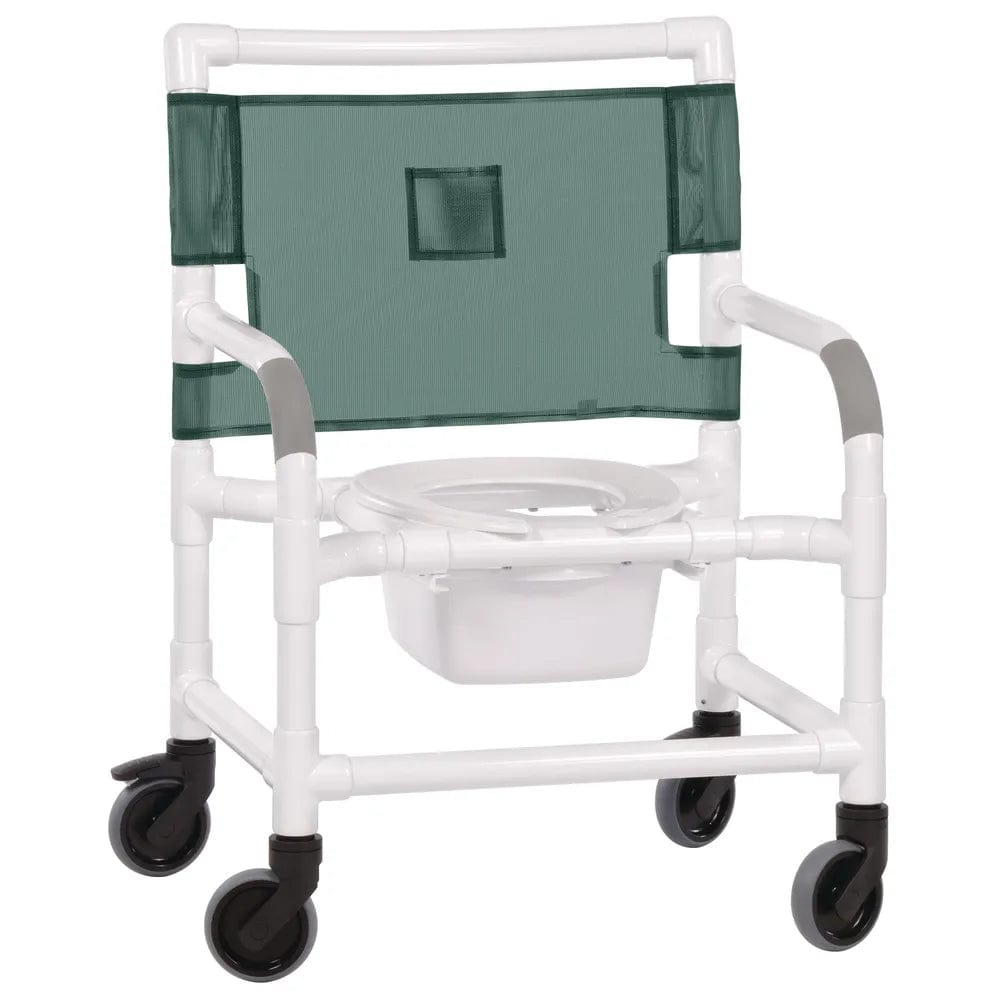 Direct Supply Wide Shower Chair, Commode, 500lb Weight Capacity