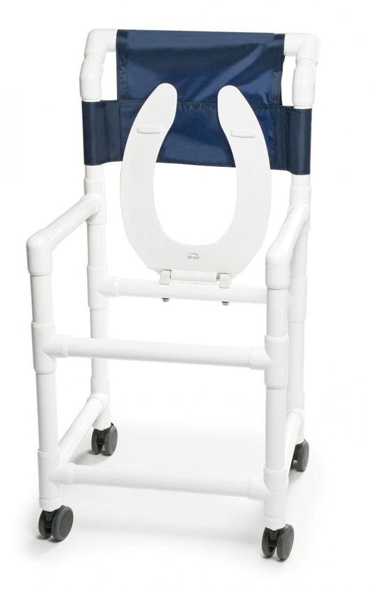 PVC Shower Commode Chair